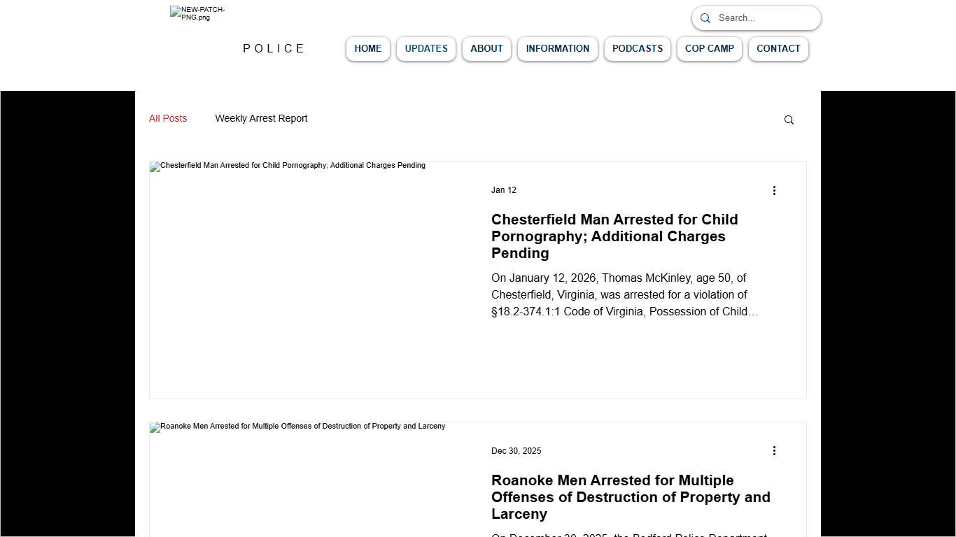 Updates | Bedford PD